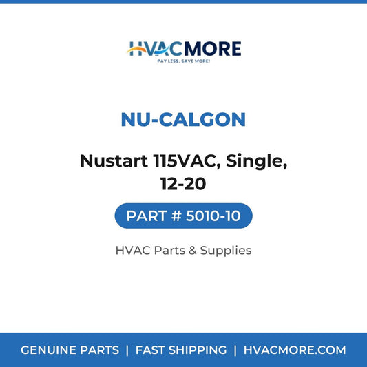 Nu-Calgon Nustart 115VAC, Single, 12-20 5010-10