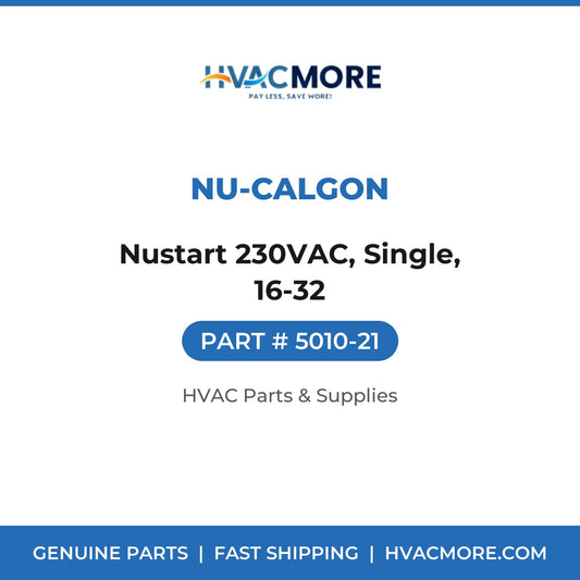 Nu-Calgon Nustart 230VAC, Single, 16-32 5010-21