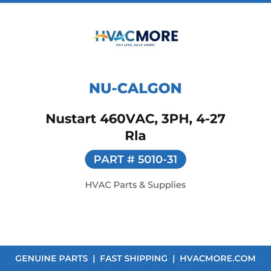 Nu-Calgon Nustart 460VAC, 3PH, 4-27 Rla 5010-31