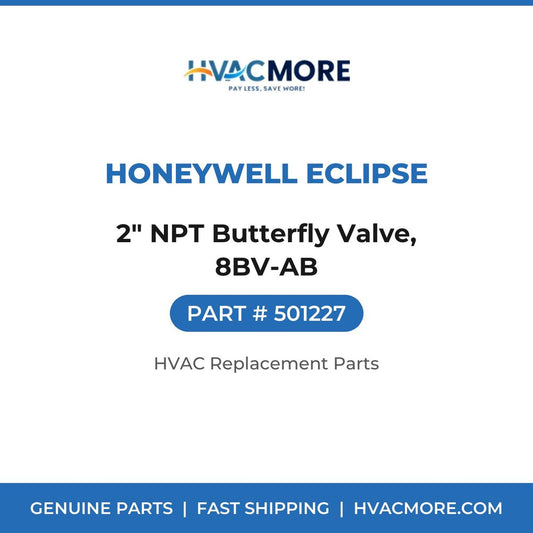 Honeywell Eclipse 2" NPT Butterfly Valve, 8BV-AB 501227