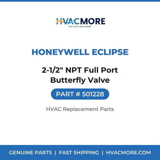 Honeywell Eclipse 2-1/2" NPT Full Port Butterfly Valve 501228