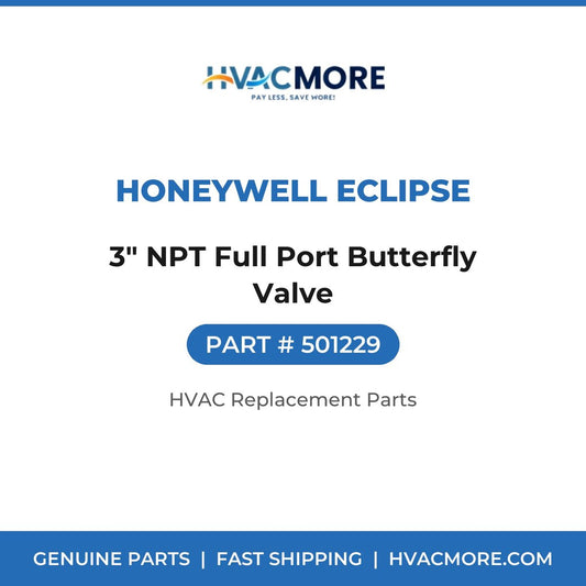 Honeywell Eclipse 3" NPT Full Port Butterfly Valve 501229