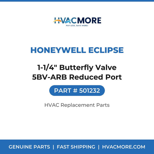 Honeywell Eclipse 1-1/4" Butterfly Valve 5BV-ARB Reduced Port 501232