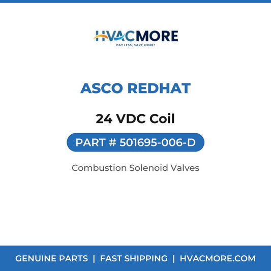 Asco RedHat 24 VDC Coil 501695-006-D