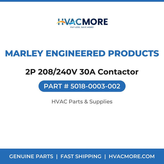 Marley Engineered Products 2P 208/240V 30A Contactor 5018-0003-002