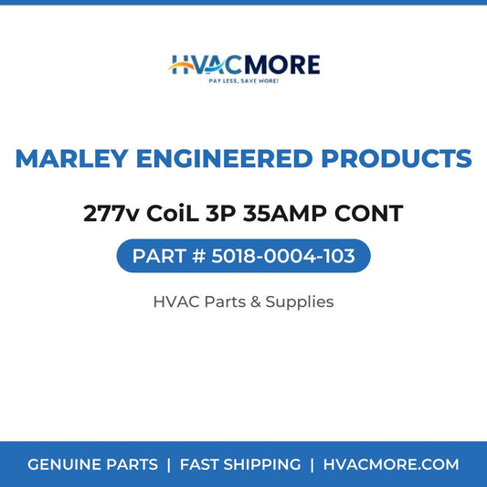 Marley Engineered Products 277v CoiL 3P 35AMP CONT 5018-0004-103