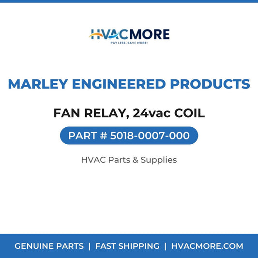 Marley Engineered Products FAN RELAY, 24vac COIL 5018-0007-000