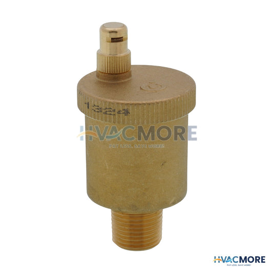 Caleffi 1/2" NPT MINICAL Auto Air Vent W/ Safety Cap 502043A