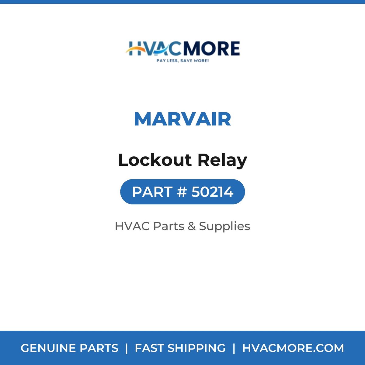 Marvair Lockout Relay 50214