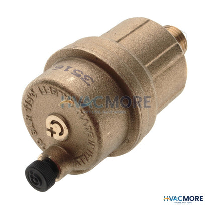 Caleffi 1/4" High Capacity Auto Air Vent 502620A