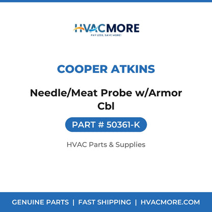 Cooper Atkins Needle/Meat Probe w/Armor Cbl 50361-K