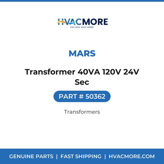 MARS Transformer 40VA 120V 24V Sec 50362