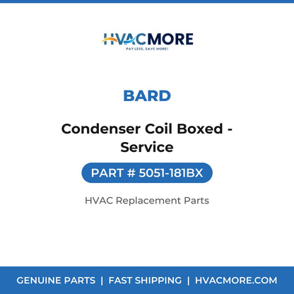 Bard Condenser Coil Boxed - Service 5051-181BX