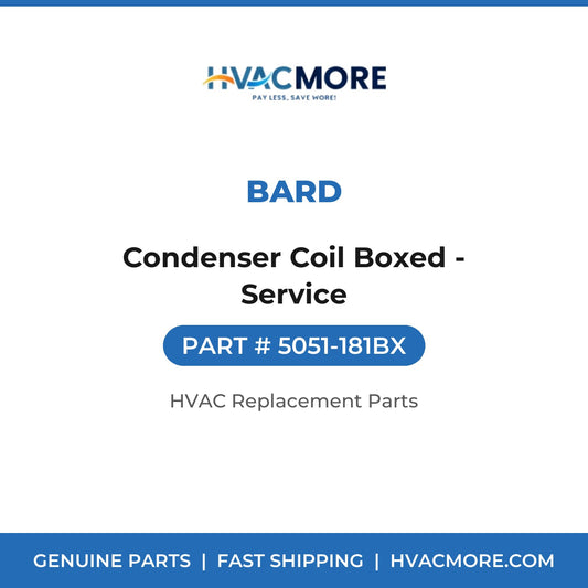 Bard Condenser Coil Boxed - Service 5051-181BX