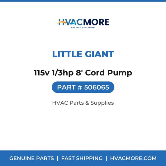 Little Giant 115v 1/3hp 8' Cord Pump 506065