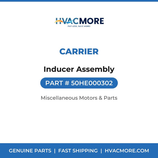 Carrier Inducer Assembly 50HE000302