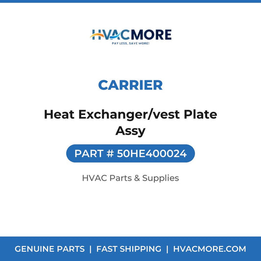 Carrier Heat Exchanger/vest Plate Assy 50HE400024
