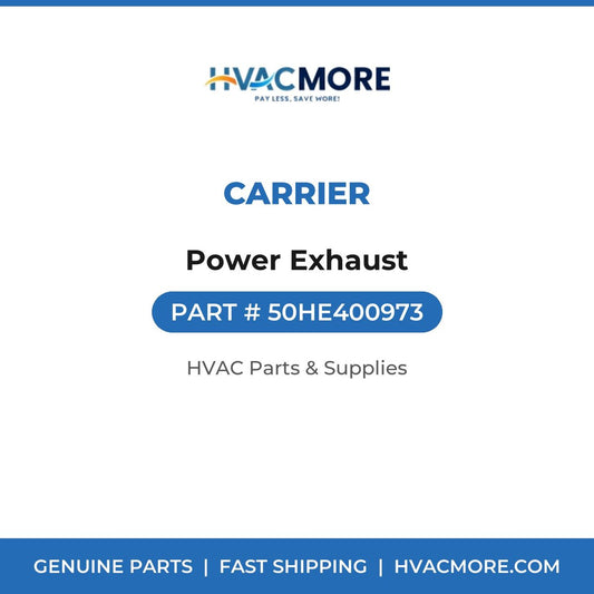 Carrier Power Exhaust 50HE400973