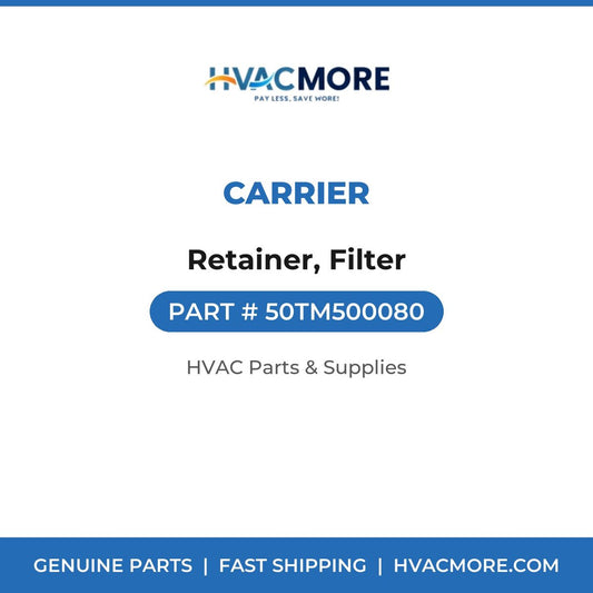Carrier Retainer, Filter 50TM500080