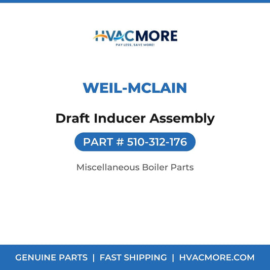 Weil-McLain Draft Inducer Assembly 510-312-176