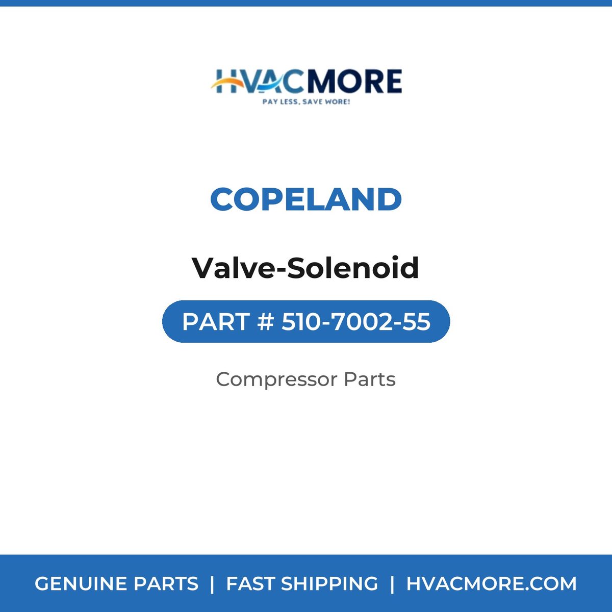 Copeland Valve-Solenoid 510-7002-55