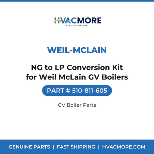 Weil-McLain NG to LP Conversion Kit for Weil McLain GV Boilers 510-811-605