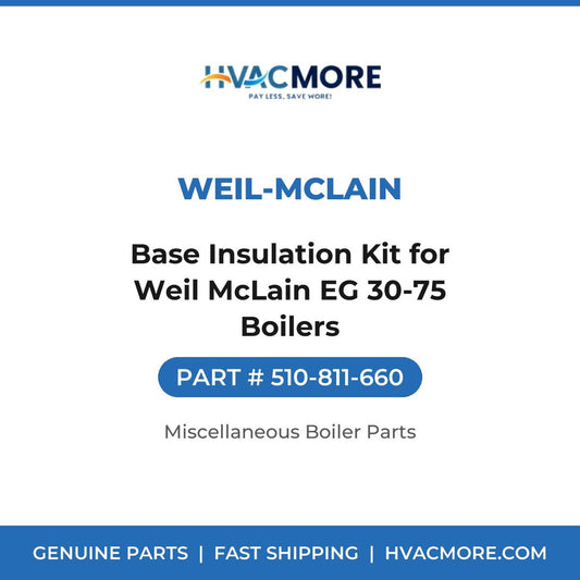 Weil-McLain Base Insulation Kit for Weil McLain EG 30-75 Boilers 510-811-660