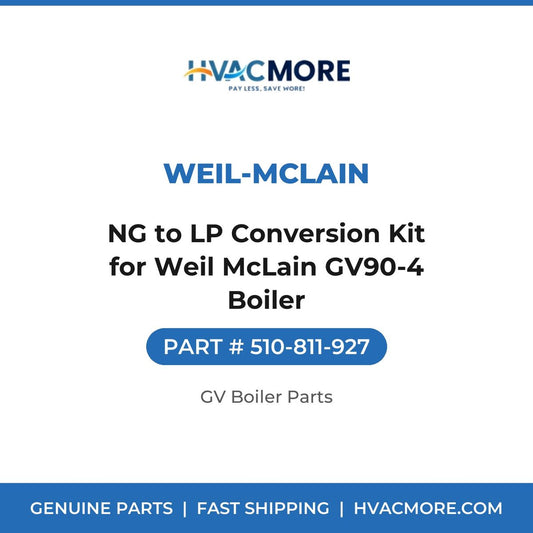 Weil-McLain NG to LP Conversion Kit for Weil McLain GV90-4 Boiler 510-811-927