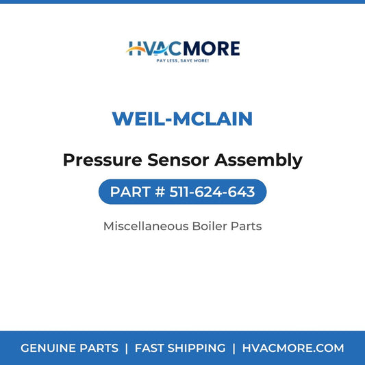 Weil-McLain Pressure Sensor Assembly 511-624-643
