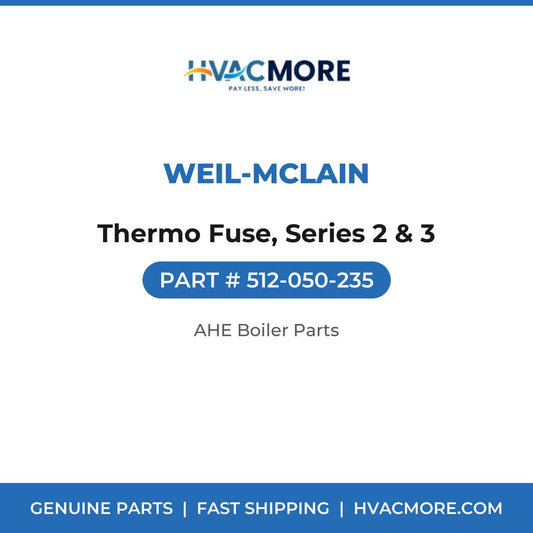 Weil-McLain Thermo Fuse, Series 2 & 3 512-050-235