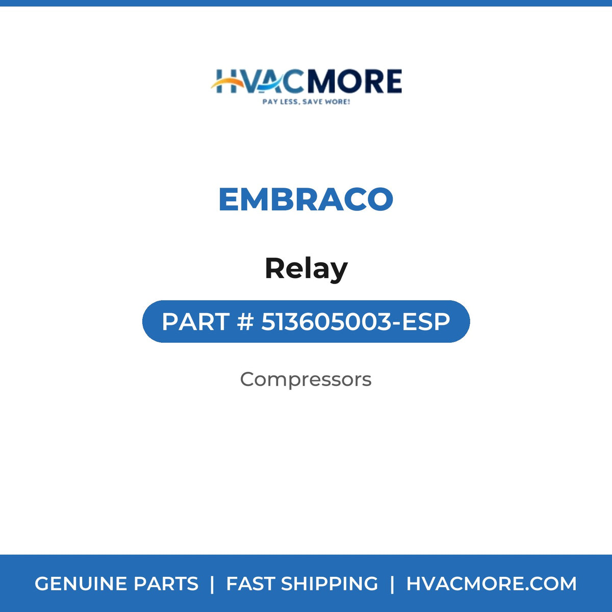 Embraco Relay 513605003-ESP