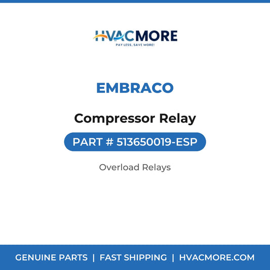 Embraco Compressor Relay 513650019-ESP