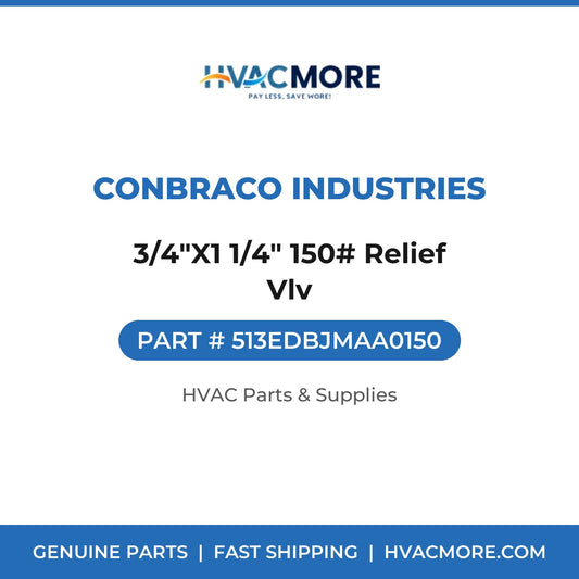 Conbraco Industries 3/4"X1 1/4" 150# Relief Vlv 513EDBJMAA0150