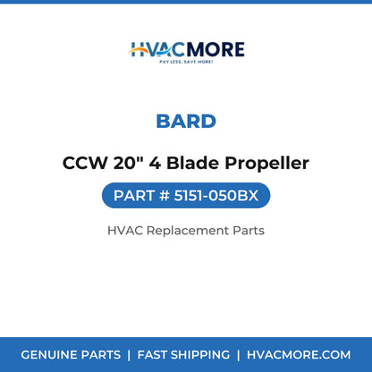 Bard CCW 20" 4 Blade Propeller 5151-050BX