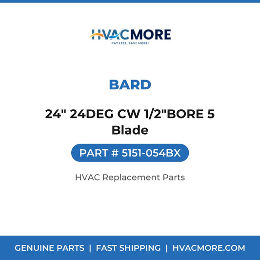 Bard 24" 24DEG CW 1/2"BORE 5 Blade 5151-054BX