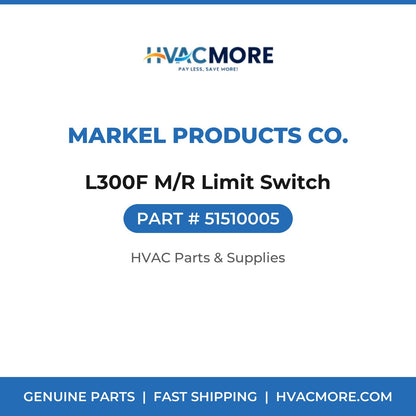 Markel Products Co. L300F M/R Limit Switch 51510005