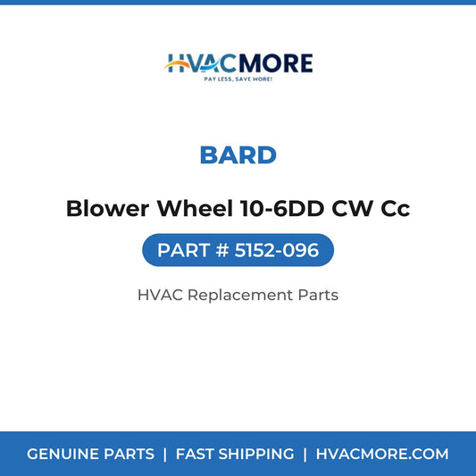 Bard Blower Wheel 10-6DD CW Cc 5152-096