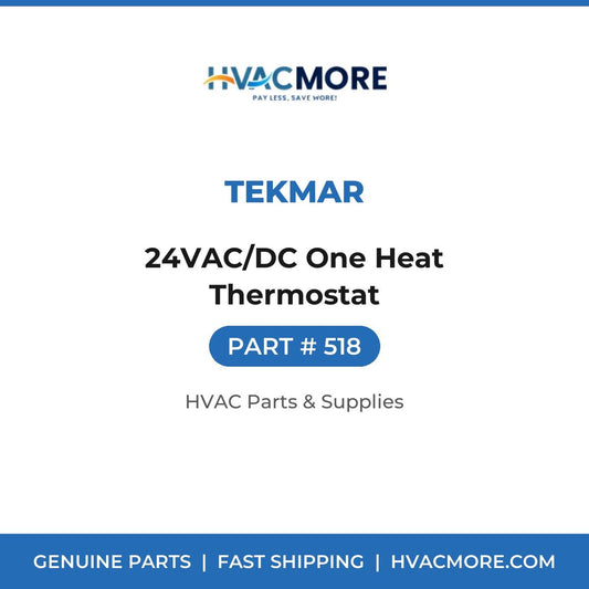 tekmar 24VAC/DC One Heat Thermostat 518