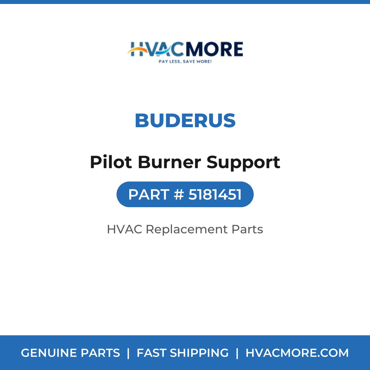 Buderus Pilot Burner Support 5181451