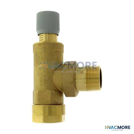 Caleffi 1-1/4" NPT Differential Bypass Valve 519700A