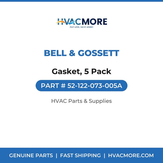 Bell & Gossett Gasket, 5 Pack 52-122-073-005A