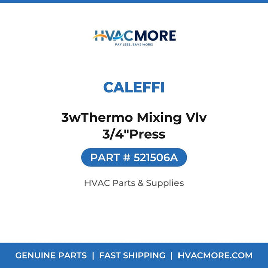 Caleffi 3wThermo Mixing Vlv 3/4"Press 521506A