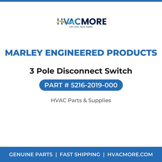 Marley Engineered Products 3 Pole Disconnect Switch 5216-2019-000