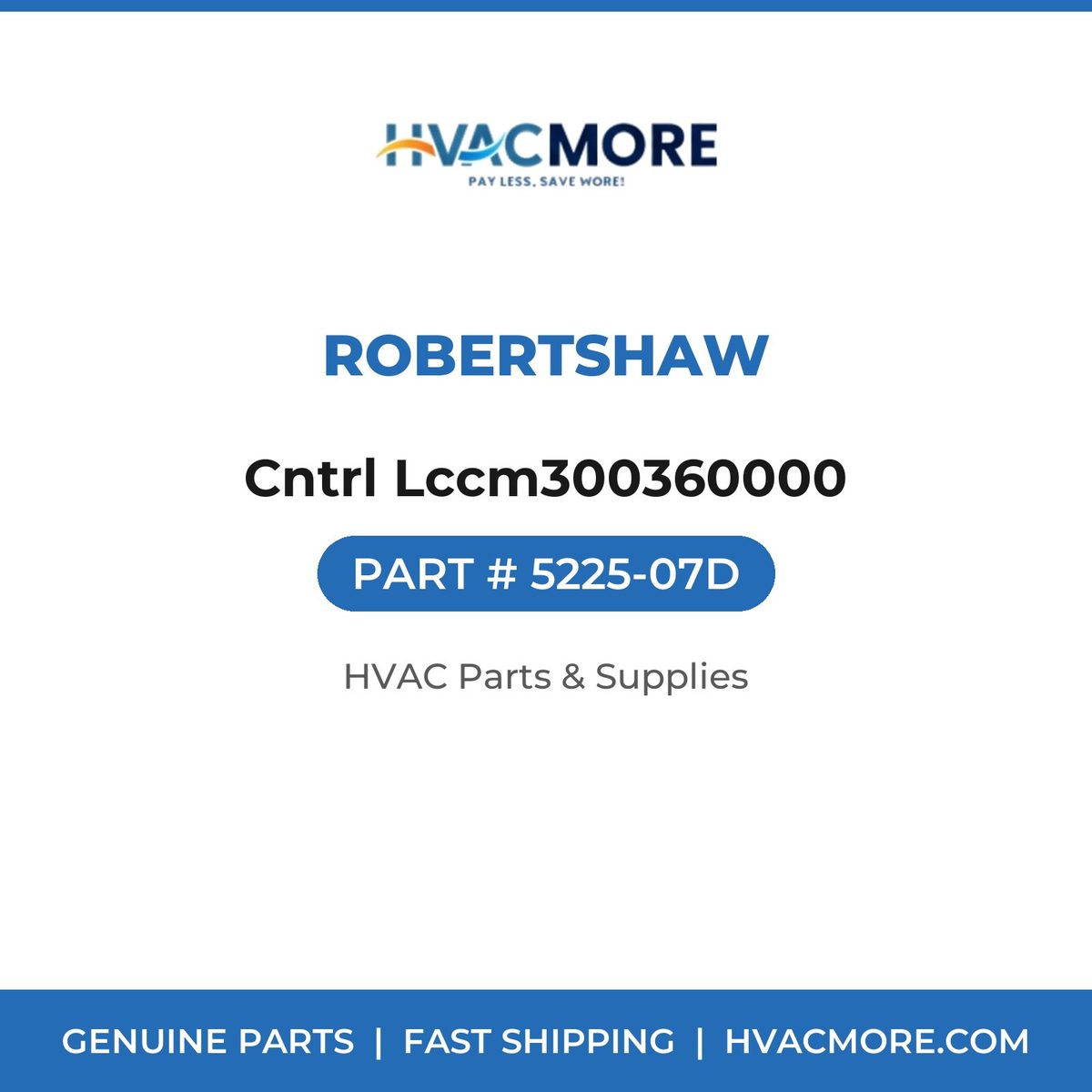 Robertshaw Cntrl Lccm300360000 5225-07D