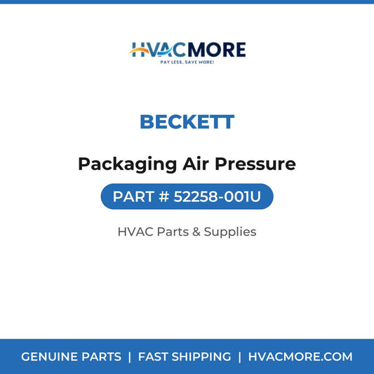 Beckett Packaging Air Pressure 52258-001U