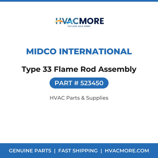 Midco International Type 33 Flame Rod Assembly 523450