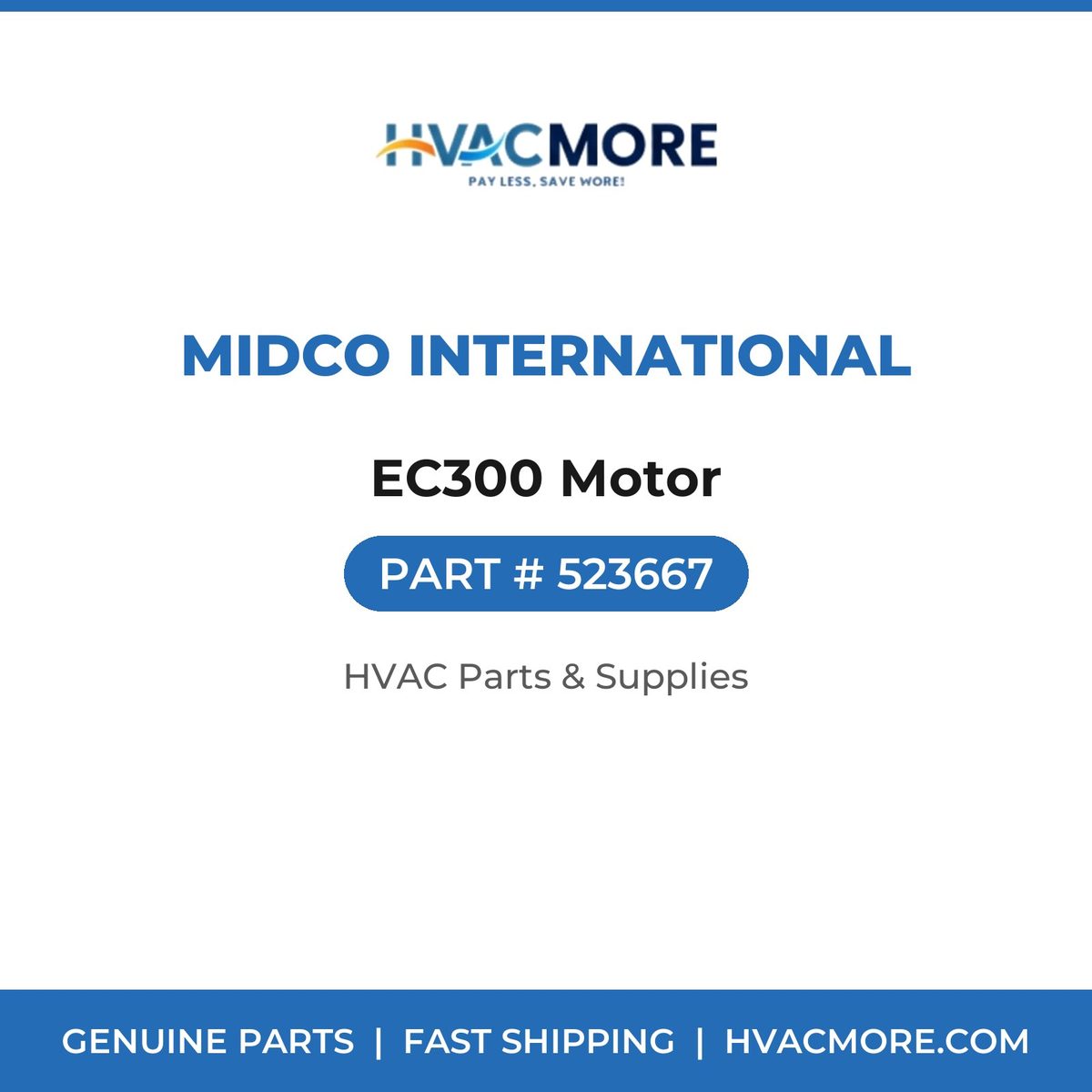 Midco International EC300 Motor 523667