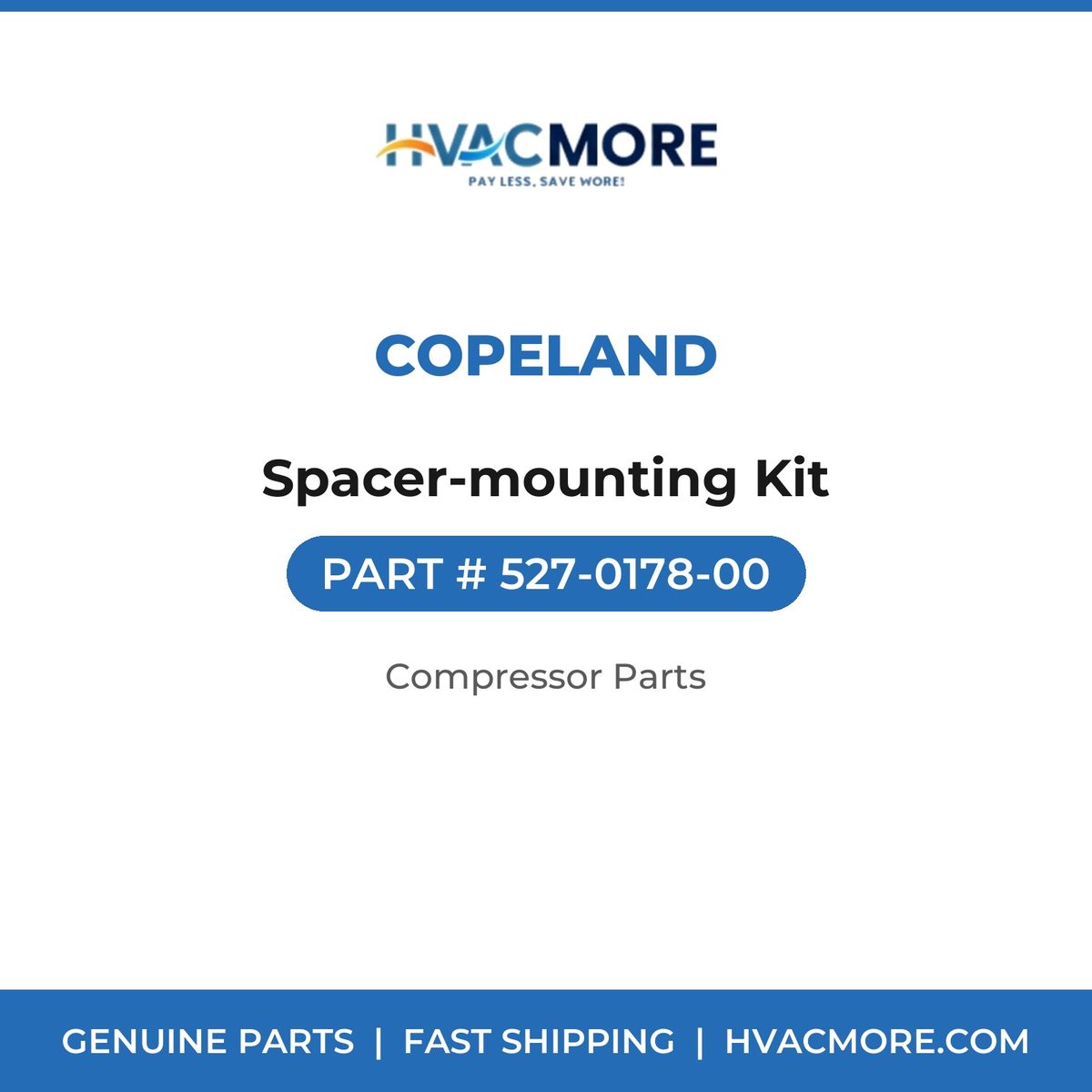 Copeland Spacer-mounting Kit 527-0178-00