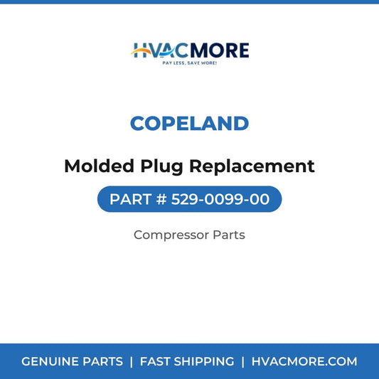 Copeland Molded Plug Replacement 529-0099-00