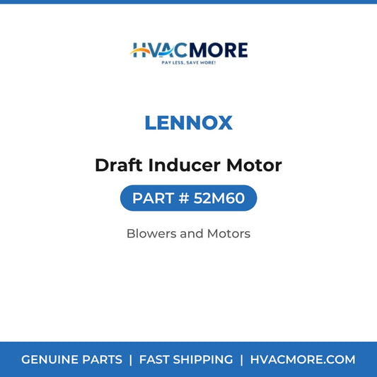 Lennox Draft Inducer Motor 52M60